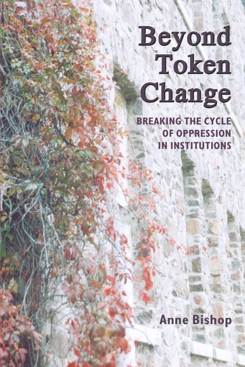 Book cover of "Beyond Token Change" by Anne Bishop, showing ivy-covered brick wall in autumn colors.
