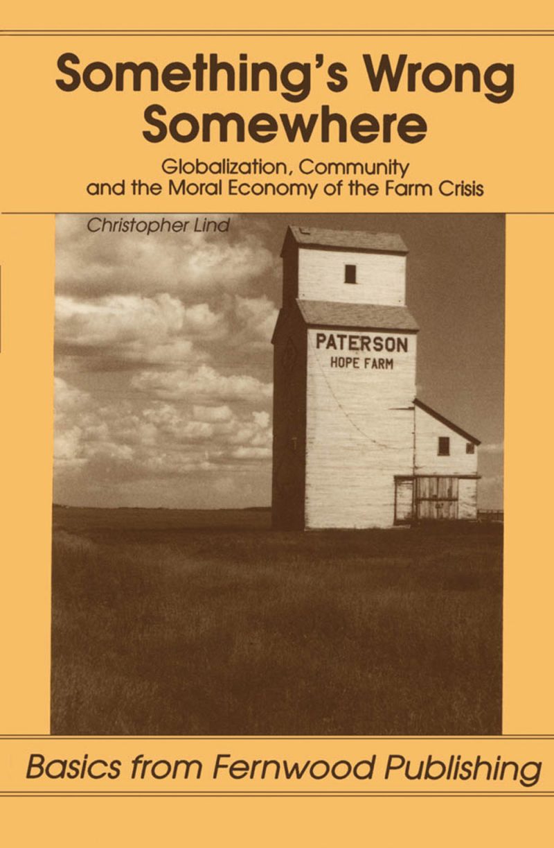 Book cover featuring a grain elevator labeled "Paterson Hope Farm" in a vast prairie landscape under cloudy sky.
