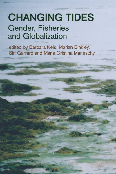 Book cover "Changing Tides: Gender, Fisheries and Globalization" edited by Barbara Neis and others, featuring a tidal flat photograph.