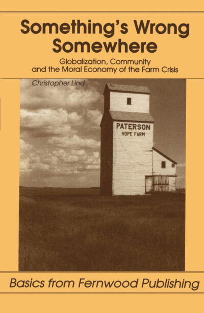 Book cover featuring a grain elevator labeled "Paterson Hope Farm" in a vast prairie landscape under cloudy sky.