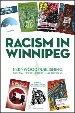 book cover: Racism in Winnipeg compiled by Fernwood Publishing
